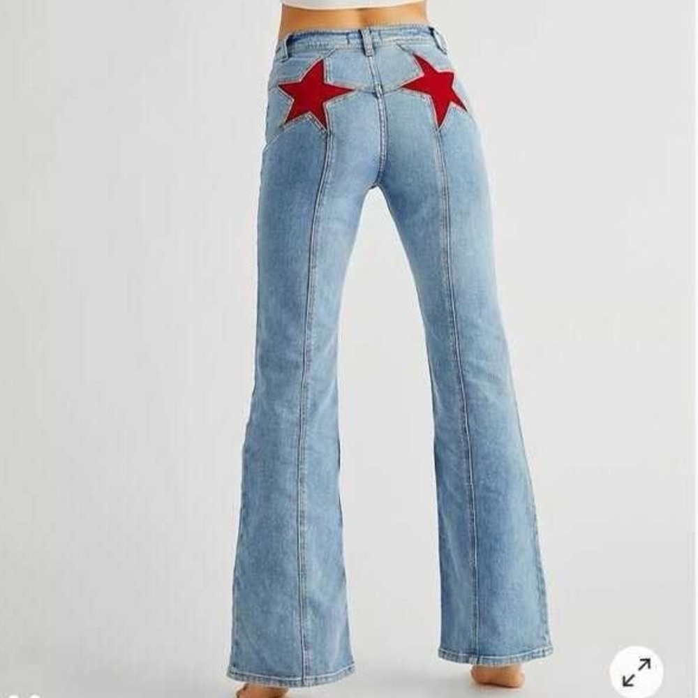 Free People Firecracker Star Jeans